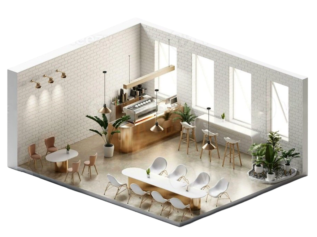 Commercial Interiors by Minayil Builders Kerala
